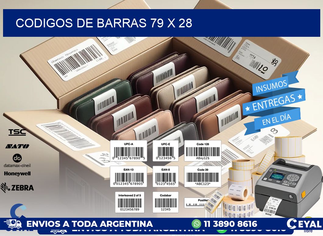 codigos de barras 79 x 28