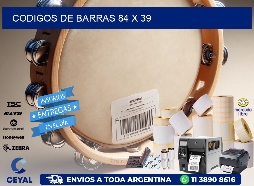 codigos de barras 84 x 39