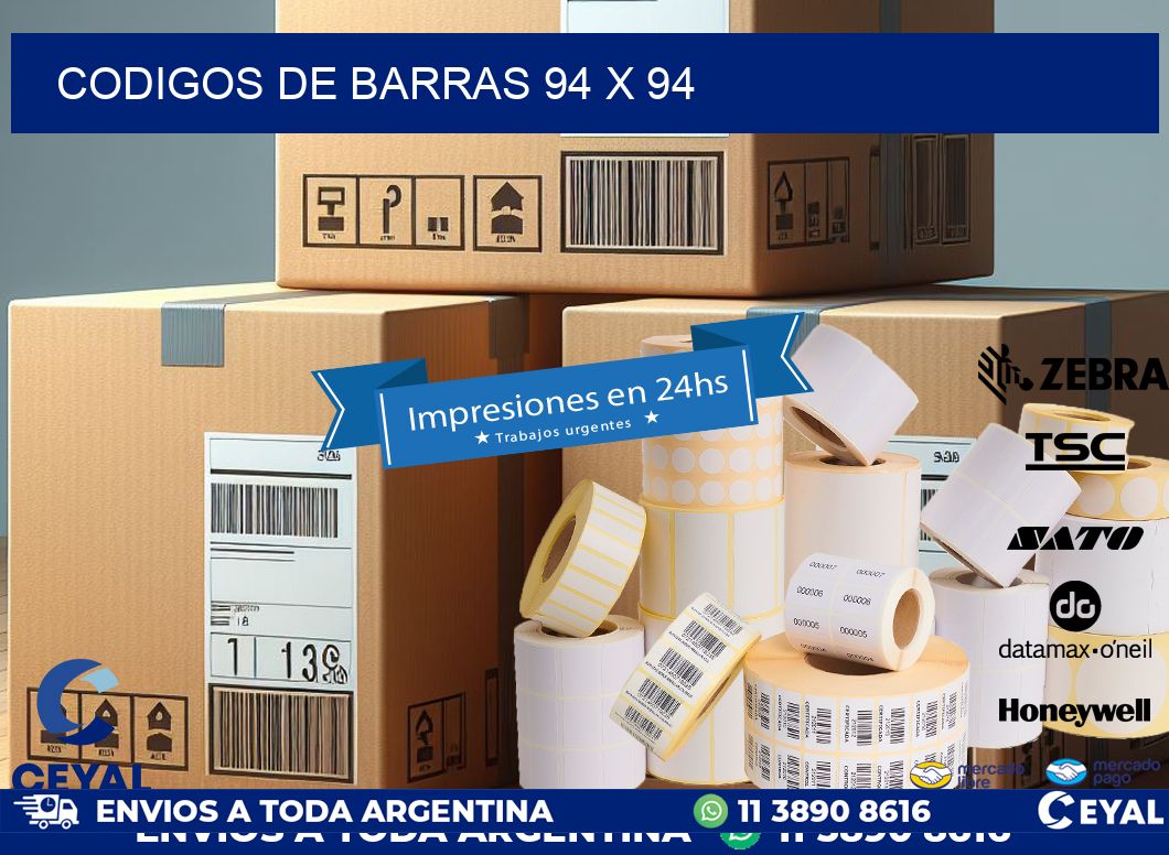 codigos de barras 94 x 94