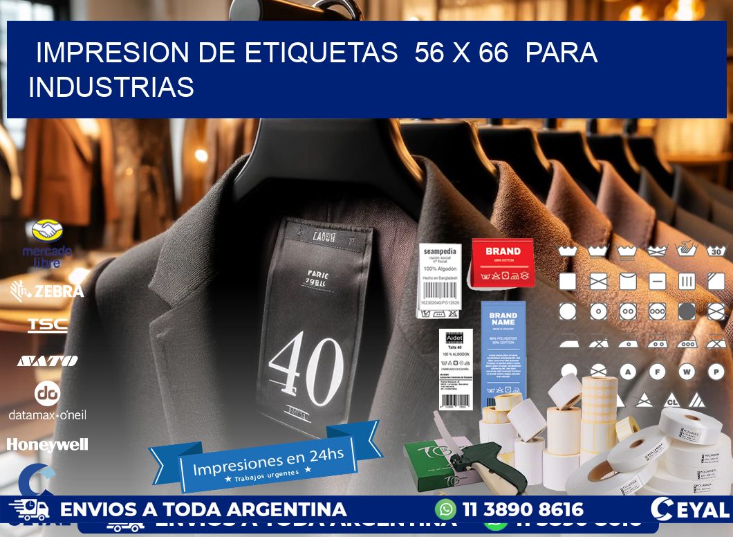 impresion de etiquetas 56 x 66 para industrias