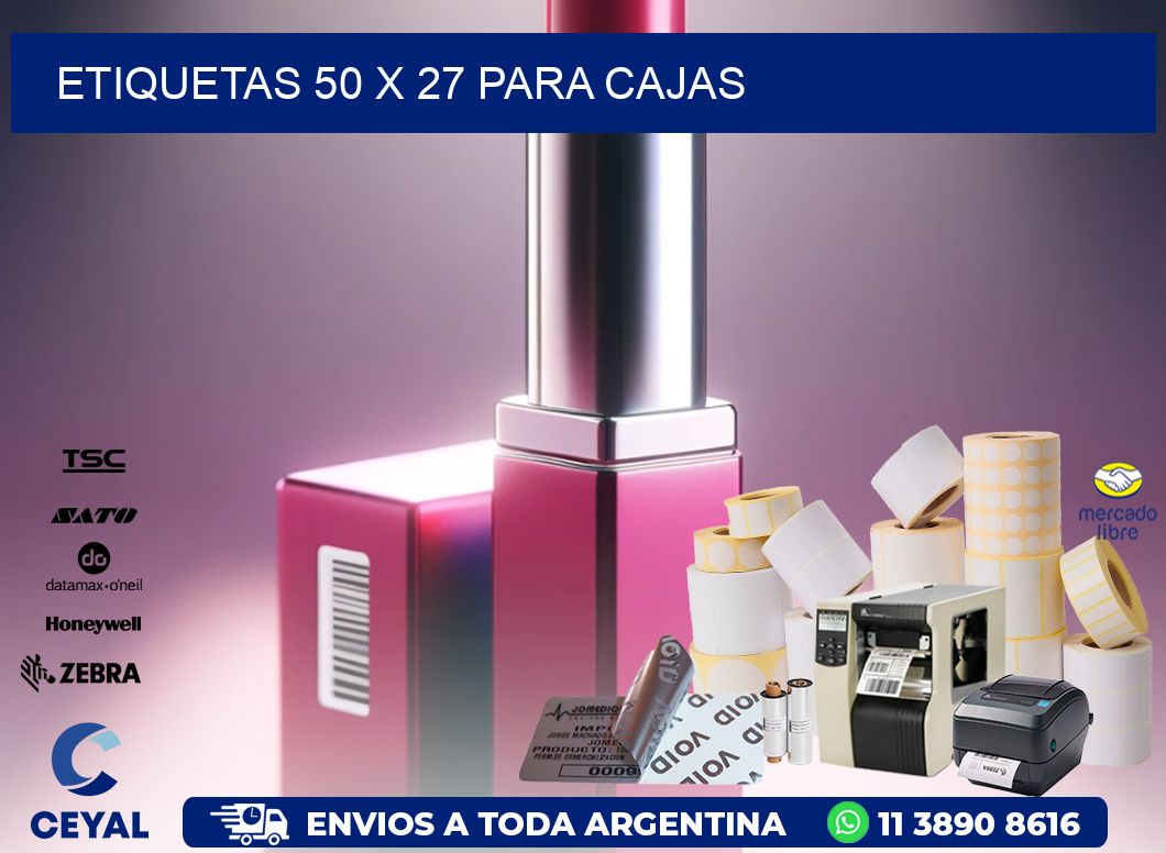 ETIQUETAS 50 x 27 PARA CAJAS