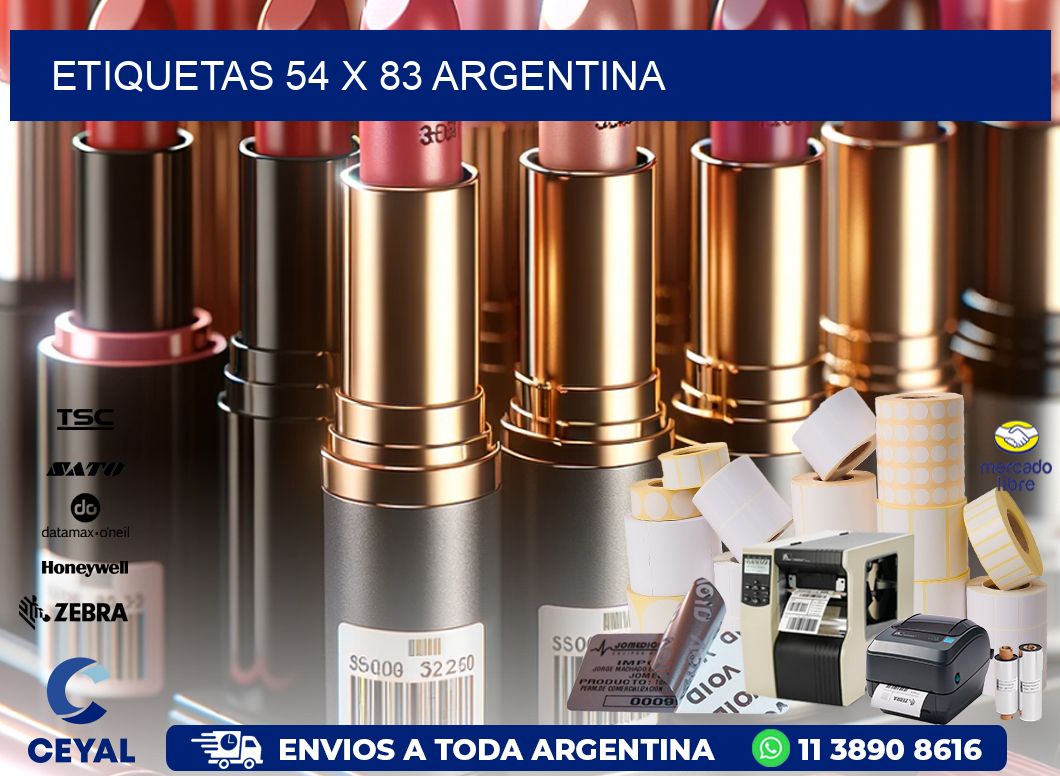 ETIQUETAS 54 x 83 ARGENTINA