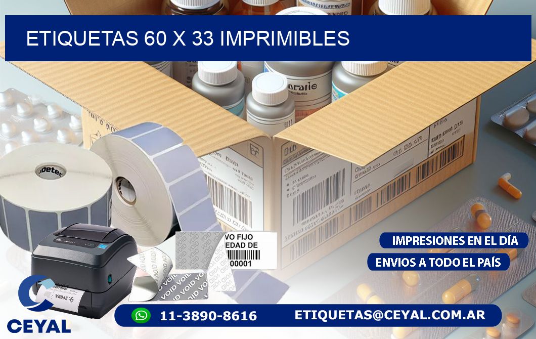 ETIQUETAS 60 x 33 IMPRIMIBLES