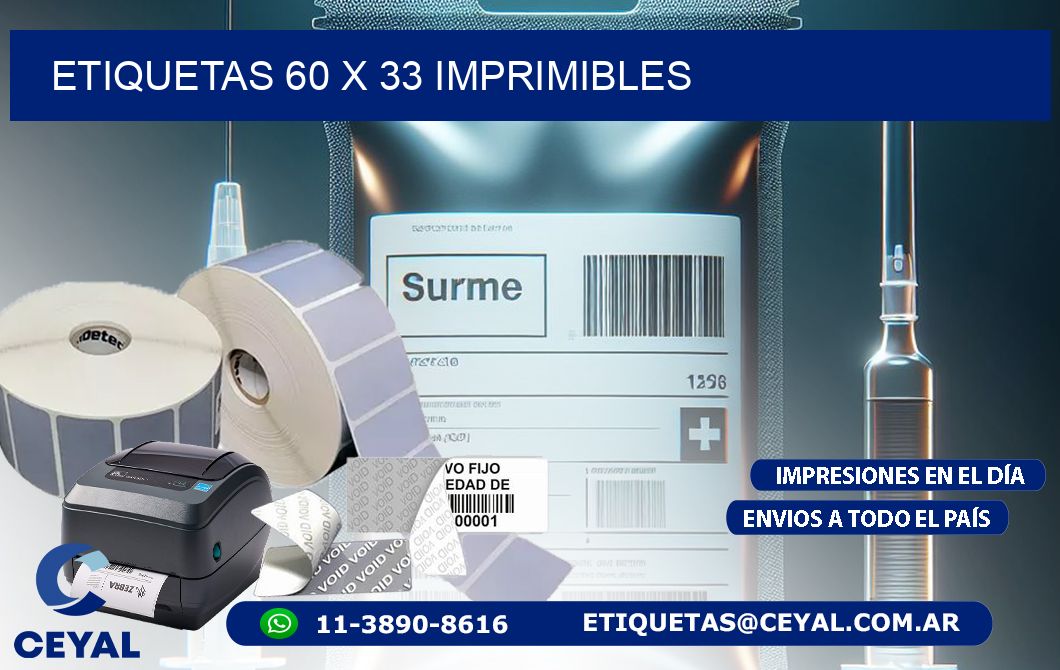 ETIQUETAS 60 x 33 IMPRIMIBLES