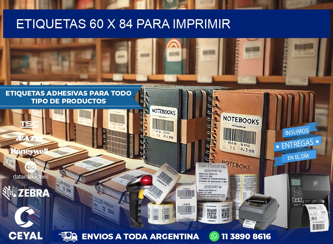 ETIQUETAS 60 x 84 PARA IMPRIMIR
