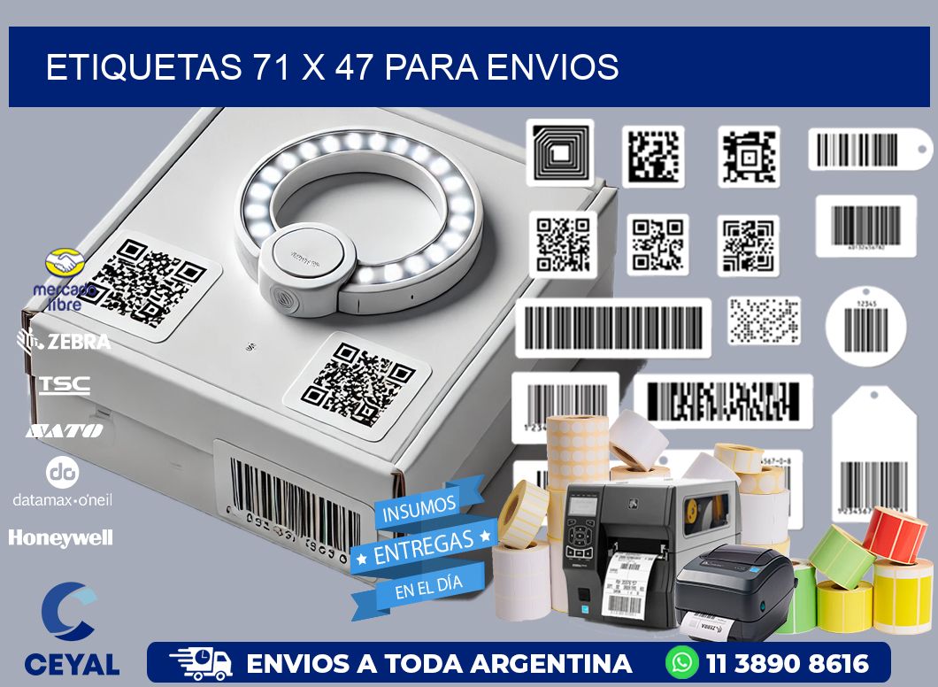 ETIQUETAS 71 x 47 PARA ENVIOS
