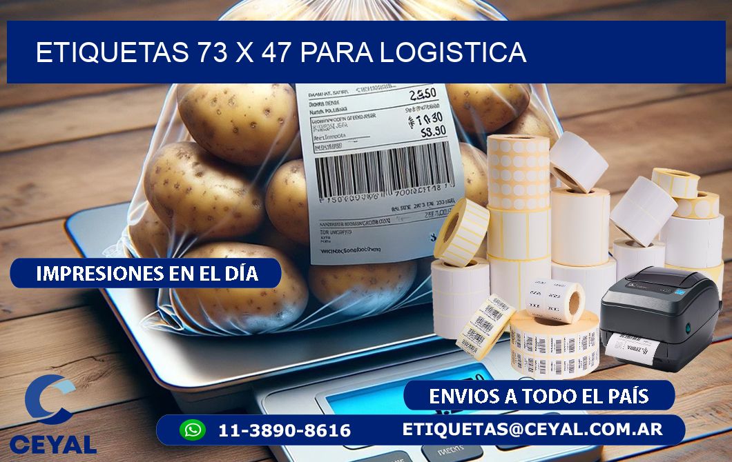 ETIQUETAS 73 x 47 PARA LOGISTICA