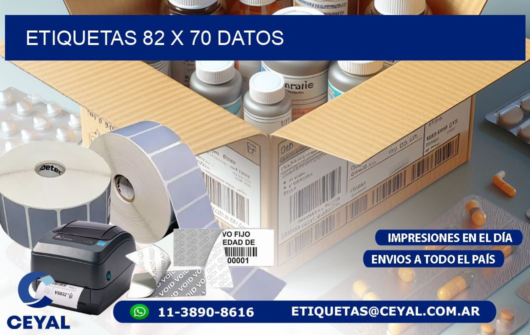 ETIQUETAS 82 x 70 DATOS