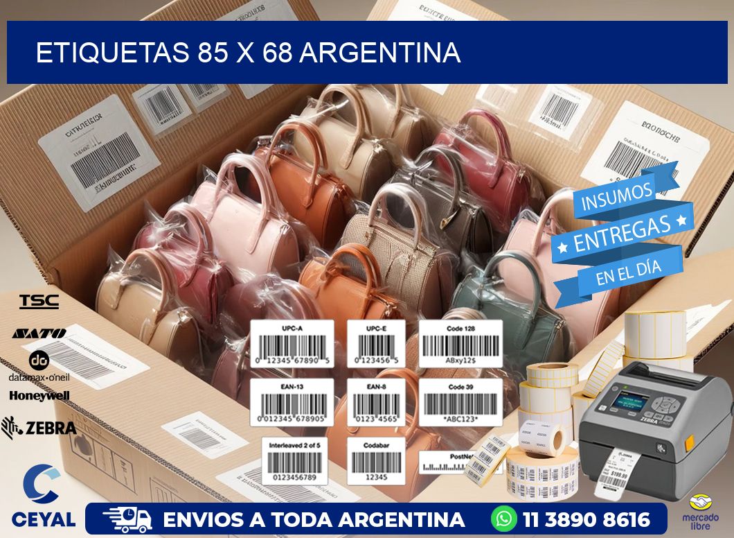 ETIQUETAS 85 x 68 ARGENTINA