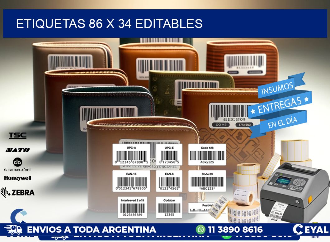 ETIQUETAS 86 x 34 EDITABLES