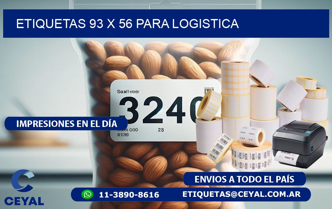 ETIQUETAS 93 x 56 PARA LOGISTICA