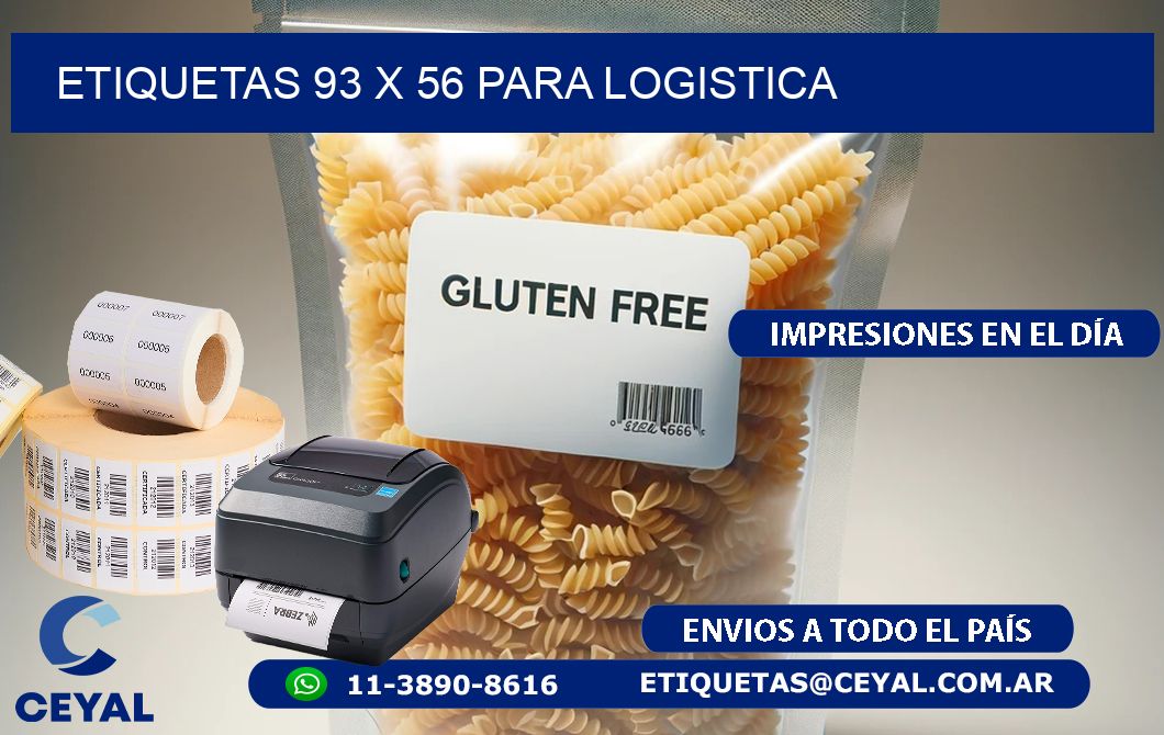 ETIQUETAS 93 x 56 PARA LOGISTICA