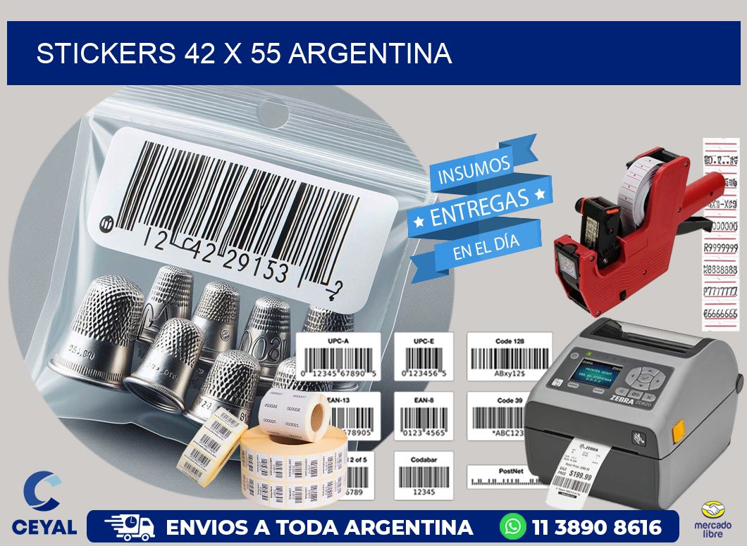 STICKERS 42 x 55 ARGENTINA