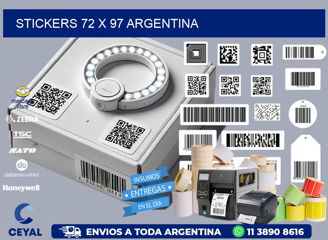STICKERS 72 x 97 ARGENTINA