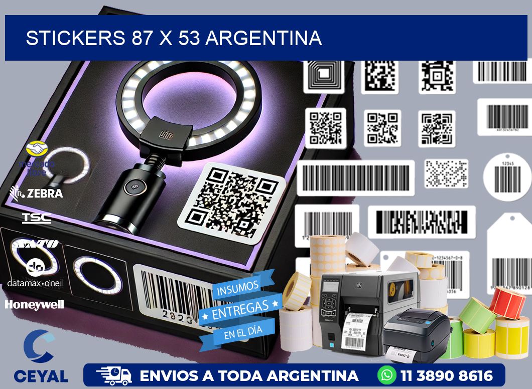 STICKERS 87 x 53 ARGENTINA