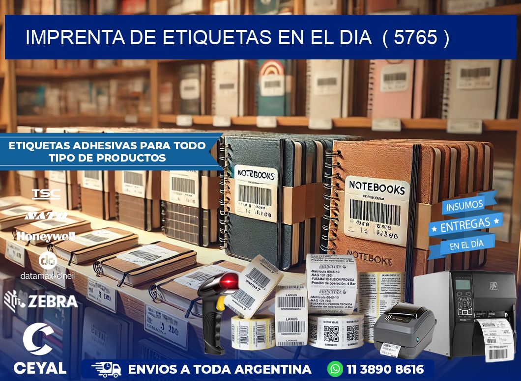 imprenta de etiquetas en el dia  ( 5765 )