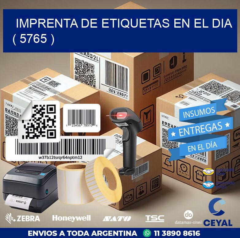 imprenta de etiquetas en el dia  ( 5765 )