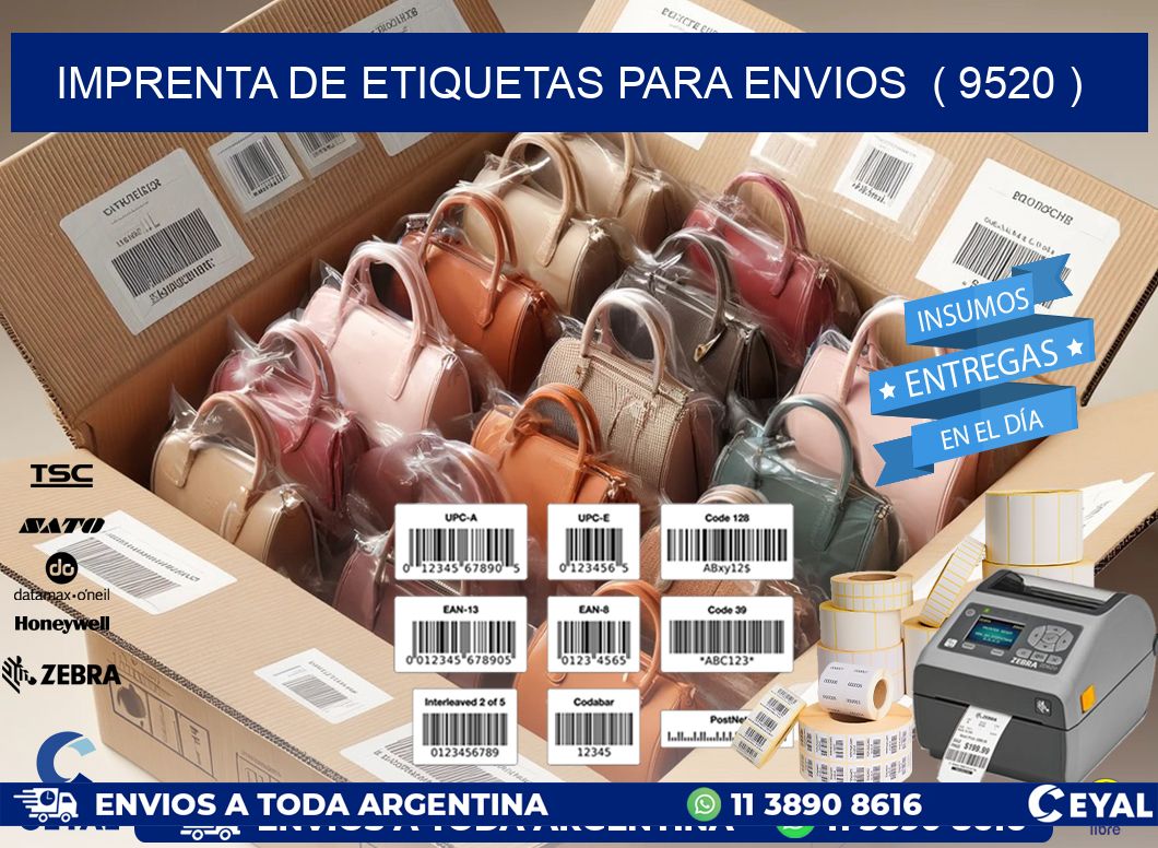 imprenta de etiquetas para envios ( 9520 )