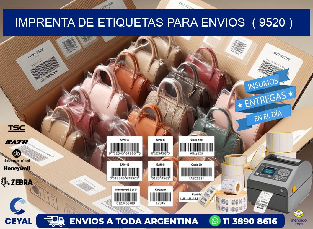 imprenta de etiquetas para envios ( 9520 )