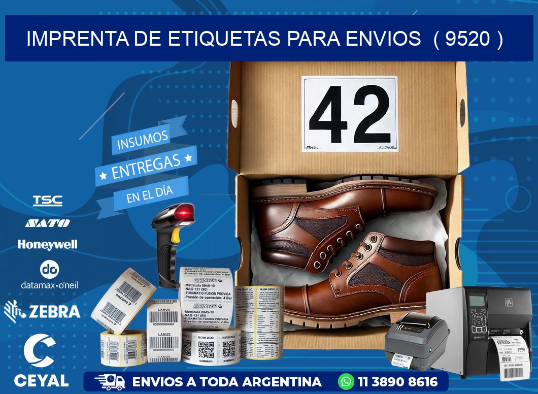 imprenta de etiquetas para envios ( 9520 )