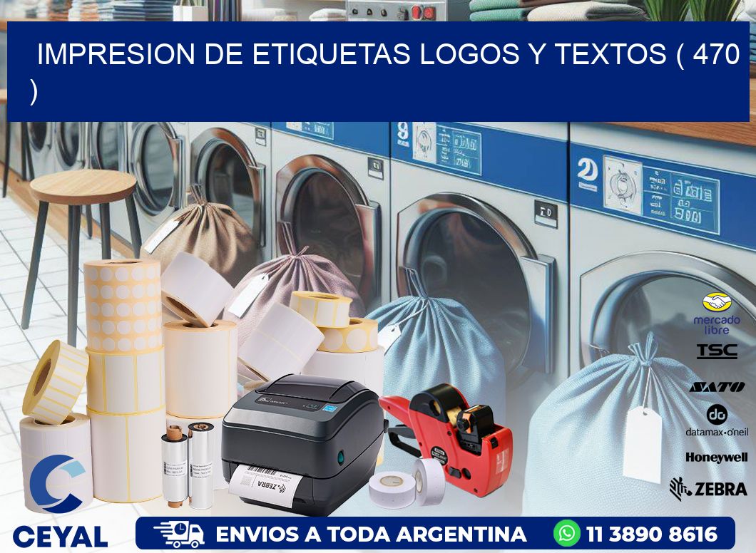 impresion de etiquetas logos y textos ( 470 )