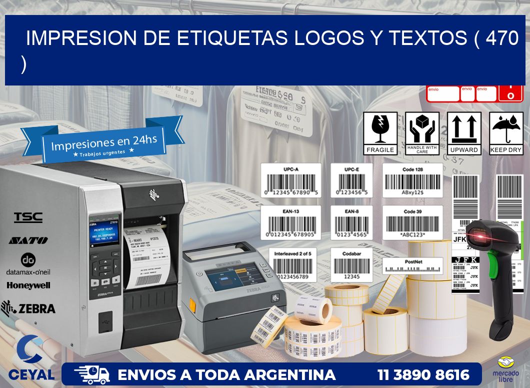 impresion de etiquetas logos y textos ( 470 )
