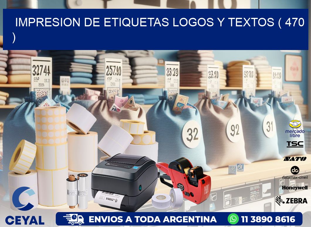 impresion de etiquetas logos y textos ( 470 )