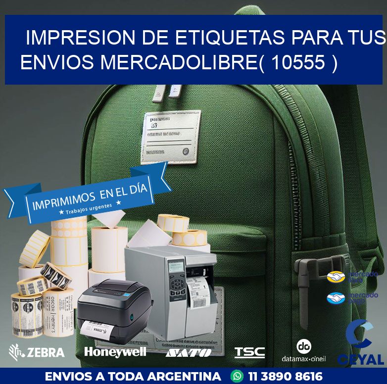 impresion de etiquetas para tus envios mercadolibre( 10555 )