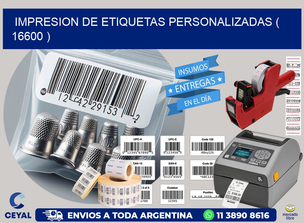 impresion de etiquetas personalizadas ( 16600 )
