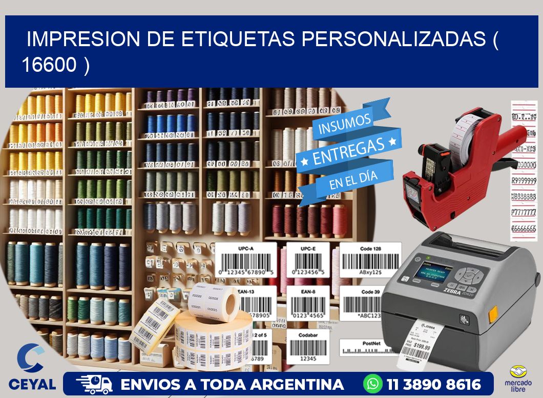 impresion de etiquetas personalizadas ( 16600 )