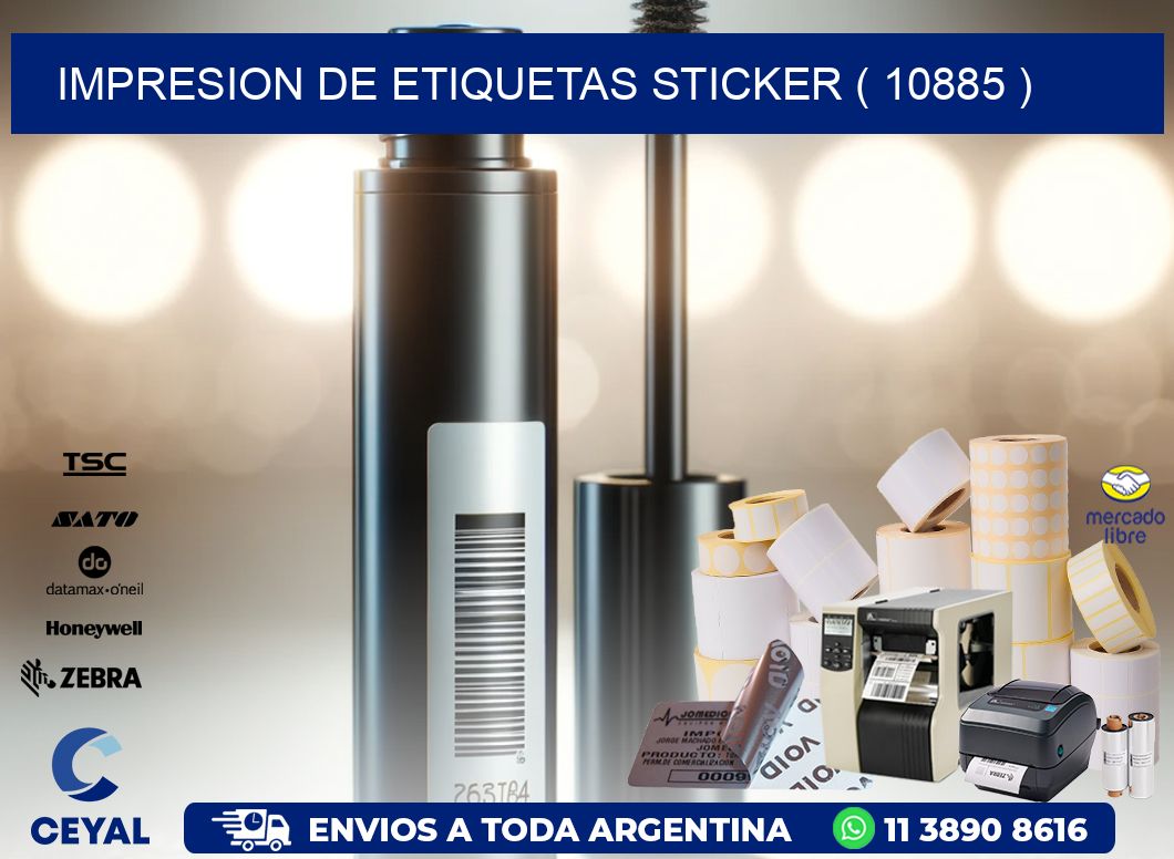 impresion de etiquetas sticker ( 10885 )