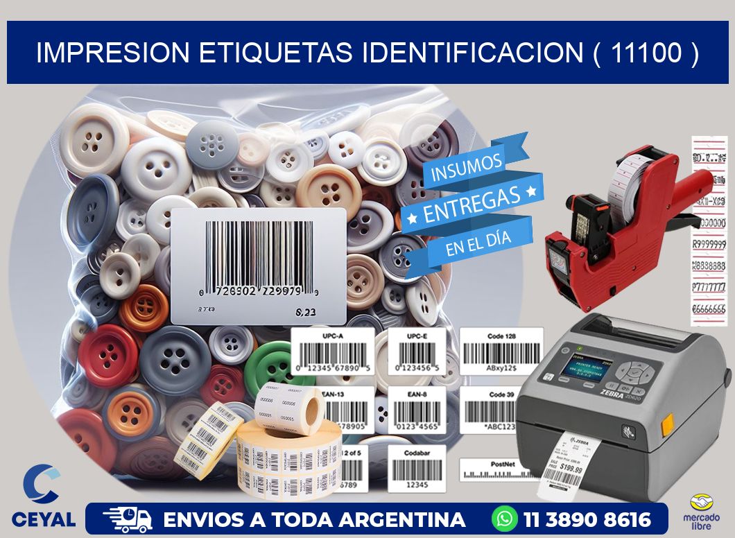 impresion etiquetas identificacion ( 11100 )