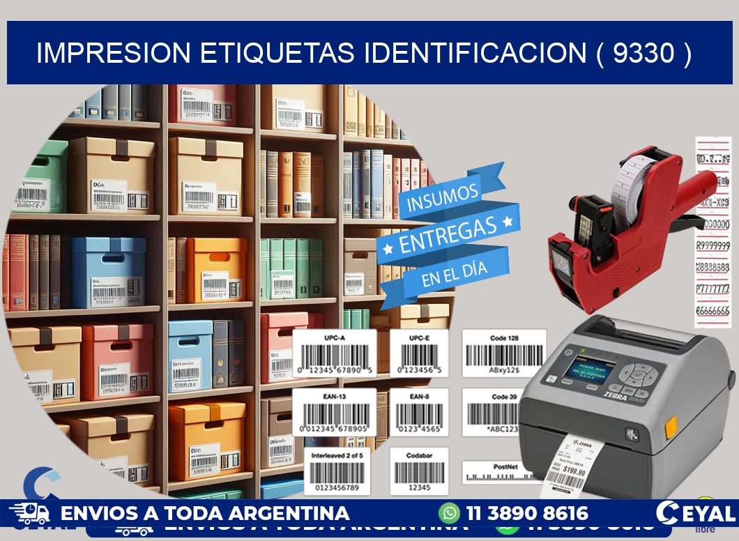 impresion etiquetas identificacion ( 9330 )