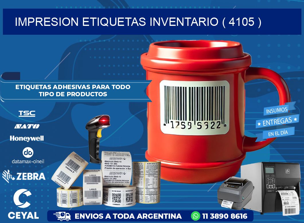 impresion etiquetas inventario ( 4105 )