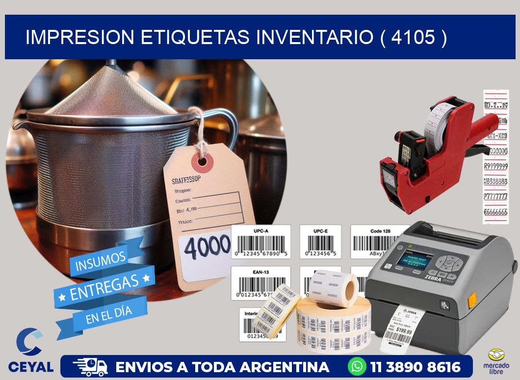 impresion etiquetas inventario ( 4105 )