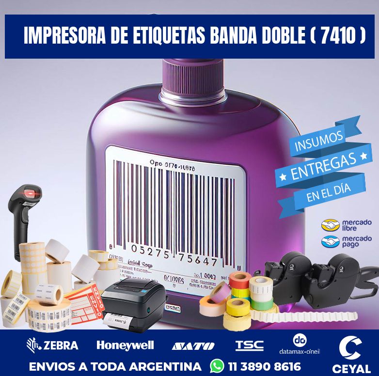 impresora de etiquetas banda doble ( 7410 )