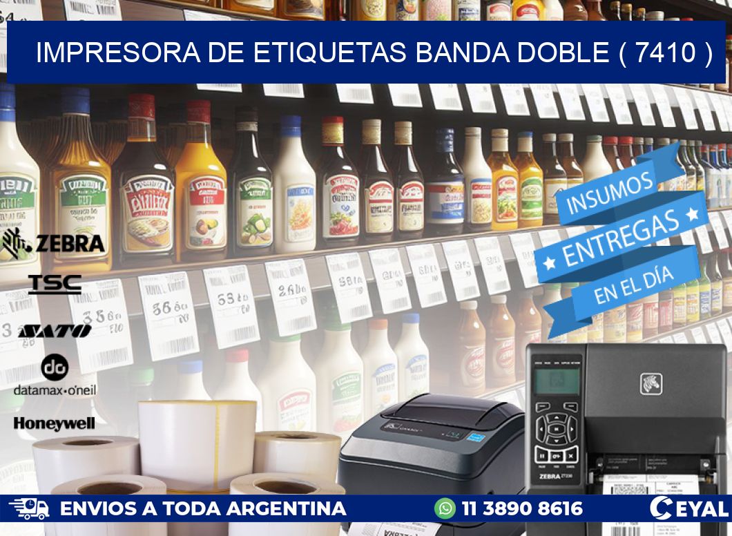 impresora de etiquetas banda doble ( 7410 )