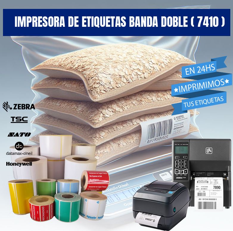 impresora de etiquetas banda doble ( 7410 )