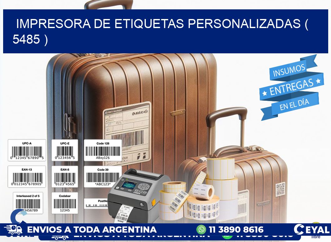 impresora de etiquetas personalizadas ( 5485 )