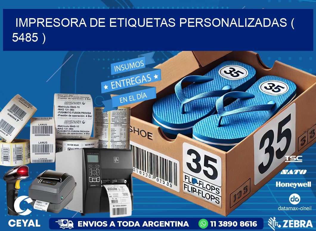 impresora de etiquetas personalizadas ( 5485 )