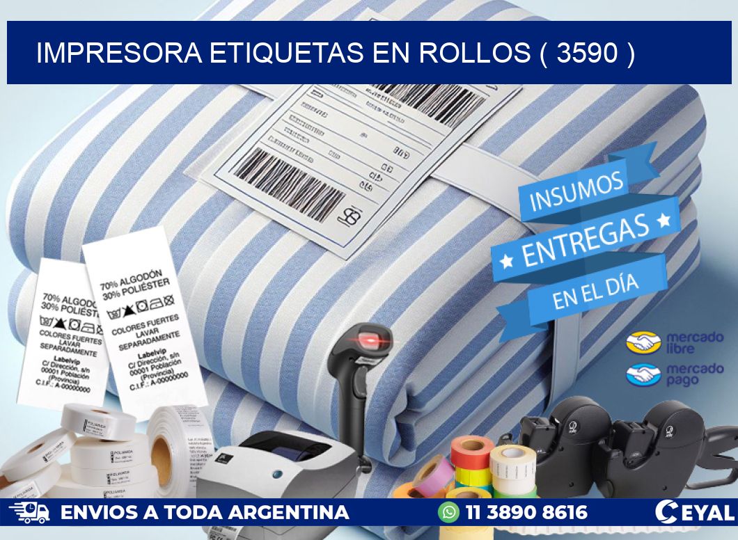 impresora etiquetas en rollos ( 3590 )