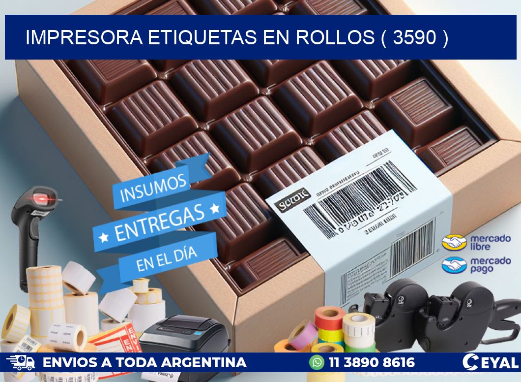 impresora etiquetas en rollos ( 3590 )