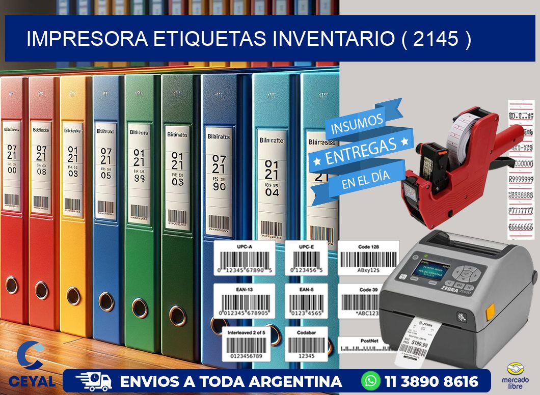 impresora etiquetas inventario ( 2145 )