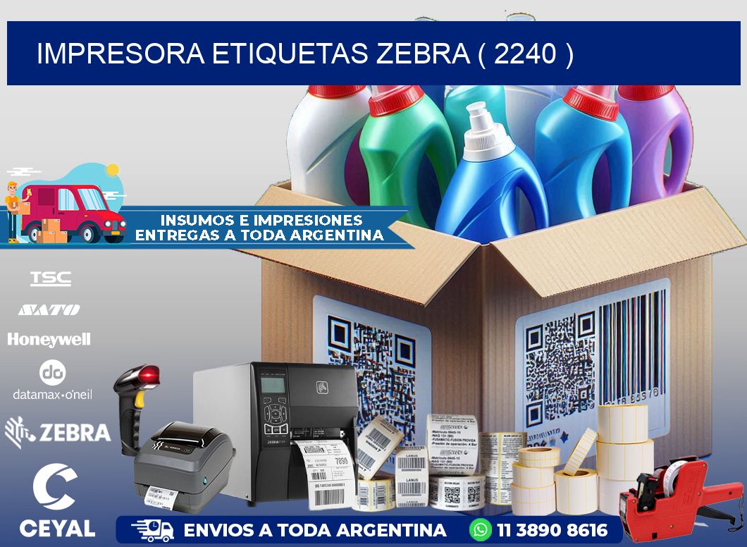 impresora etiquetas zebra ( 2240 )