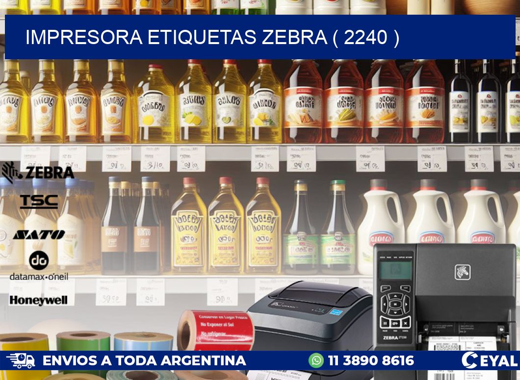 impresora etiquetas zebra ( 2240 )