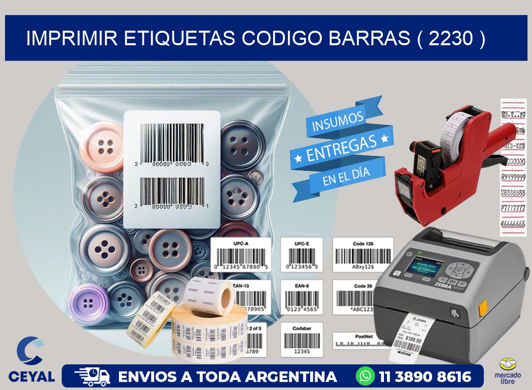 imprimir etiquetas codigo barras ( 2230 )