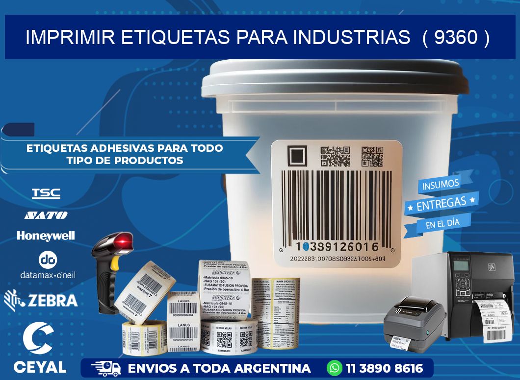 imprimir etiquetas para industrias ( 9360 )