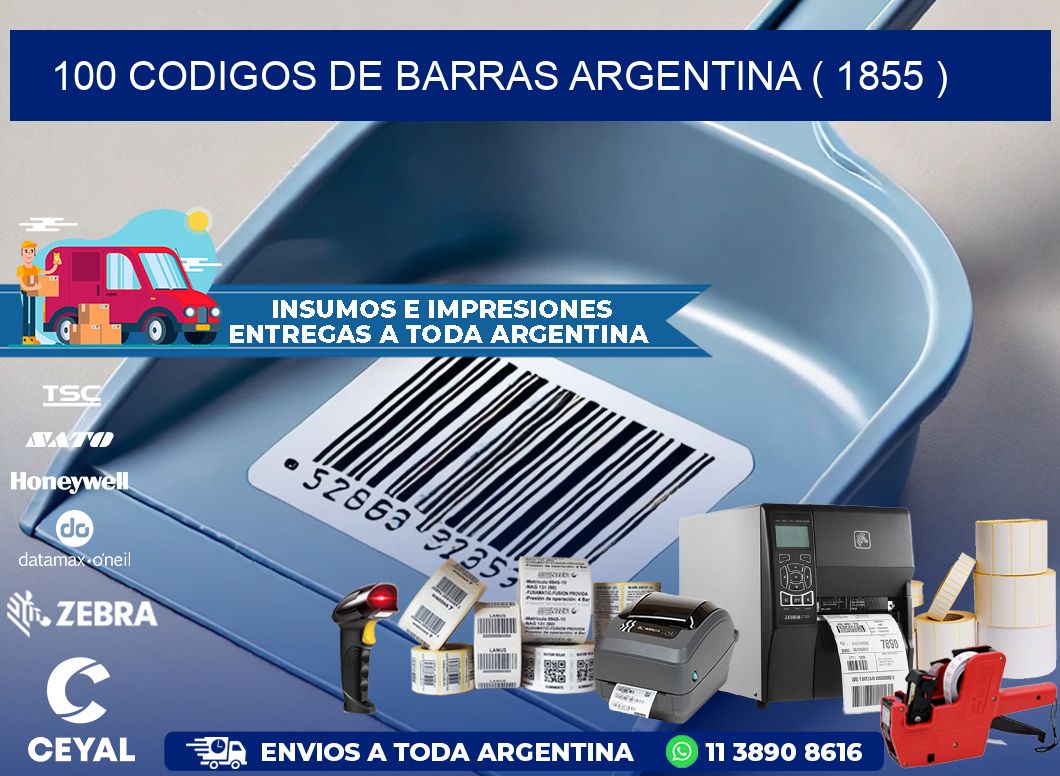 100 codigos de barras argentina ( 1855 )