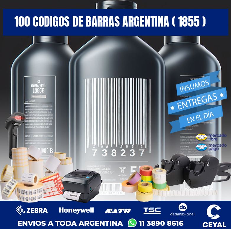 100 codigos de barras argentina ( 1855 )