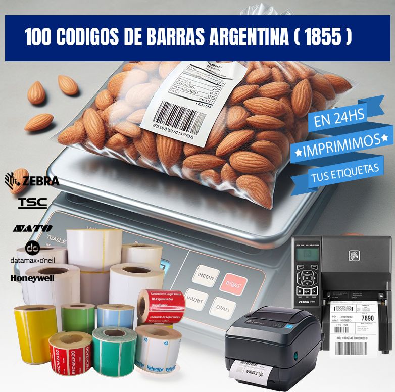 100 codigos de barras argentina ( 1855 )